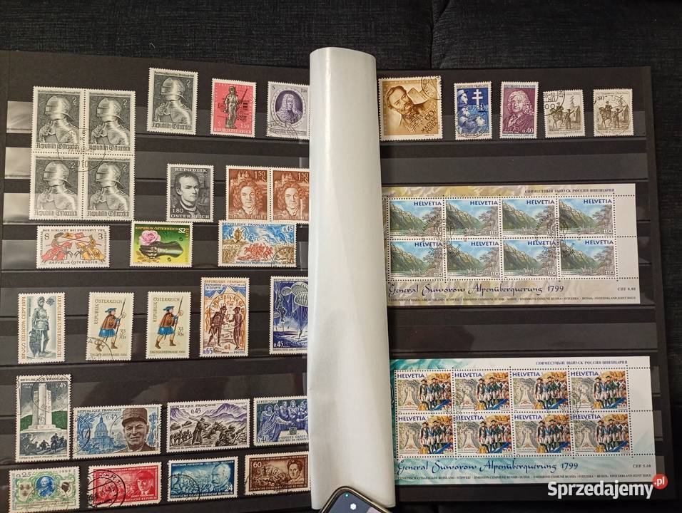 Album klaser ze starymi znaczkami pocztowymi Antyki, Sztuka, Kolekcje łódzkie sprzedam