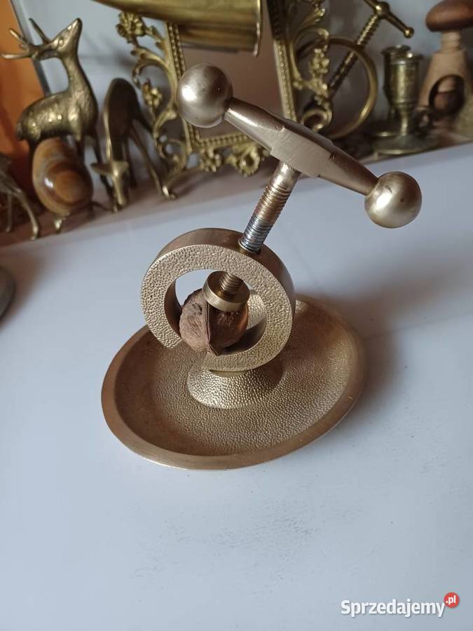 Mosiężny dziadek do orzechów śruba wielkopolskie Poznań