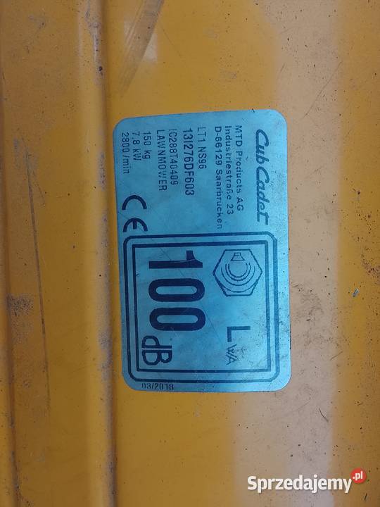Kosiarka traktorek cubcadet Kolbuszowa