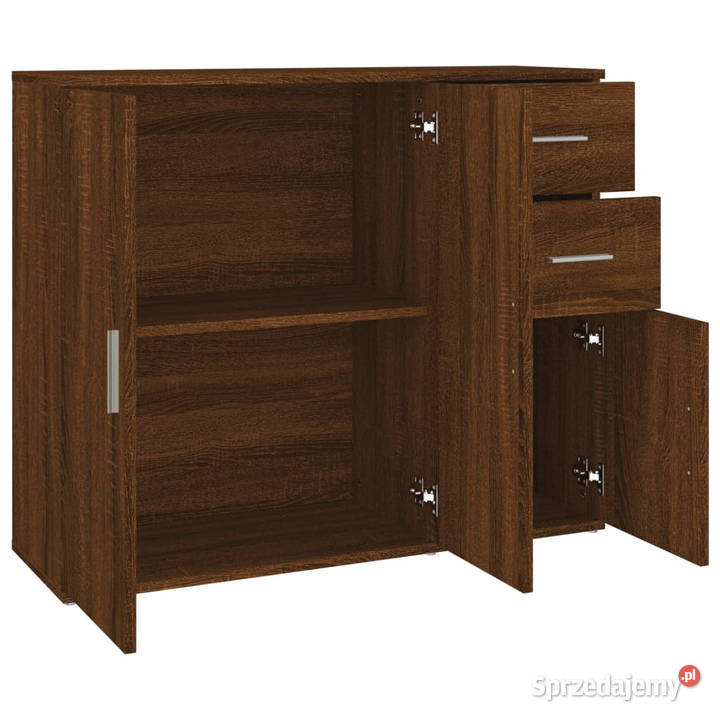Szafka brązowy dąb 91x295x75 materiał Warszawa
