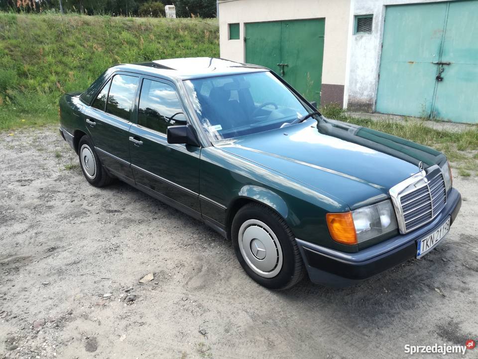 Piękny mercedes w124 wąska listwa Stąporków