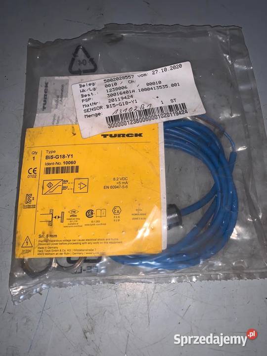 Turck Bi5G18Y1 Czujnik indukcyjny Pozostałe mazowieckie Warszawa sprzedam