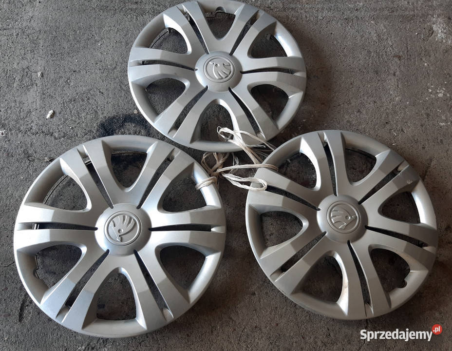 3 kołpaki Skoda 15 oryginalne sprzedam