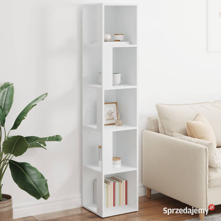 Szafka narożna biała 33x33x1645 materiał mazowieckie Warszawa