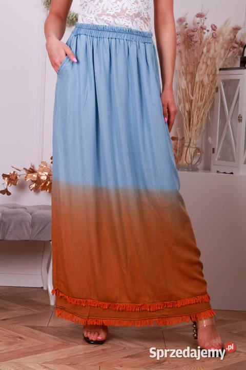 Spódnica maxi rozkloszowana r uniwersalny Warszawa sprzedam