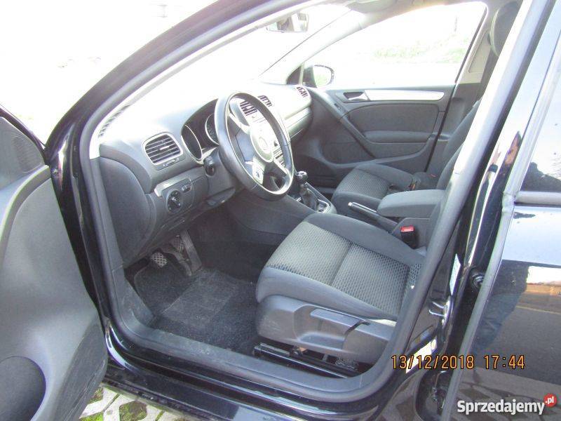 Czarny vw golf 6 z Belgii 2011 185 jeden światła przeciwmgielne Mszana Dolna sprzedam