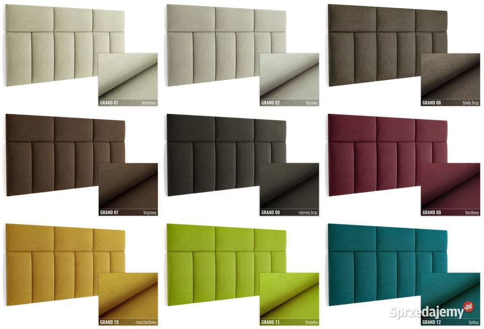 60 X 30 PANELE TAPICEROWANE ścienne SOFT kolory Gliwice