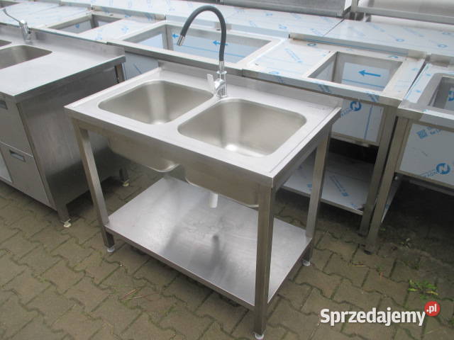 Zlew Gastronomiczny 2 Komorowy Z Półką 1006085 wielkopolskie Ostrów Wielkopolski