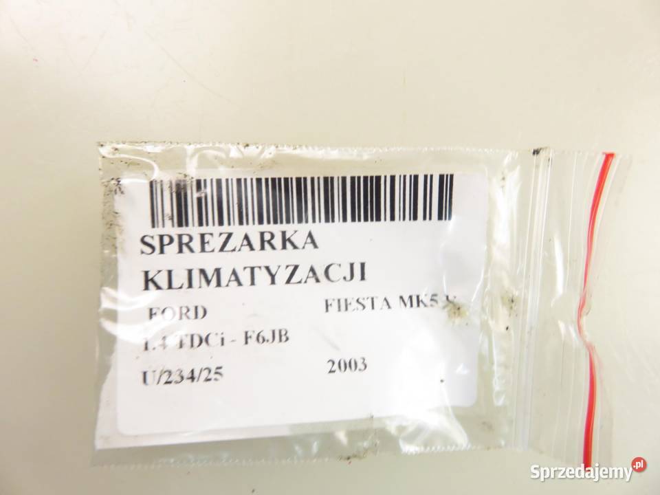 KOMPRESOR KLIMATYZACJI FORD FIESTA MK5 14 TDCi osobowe