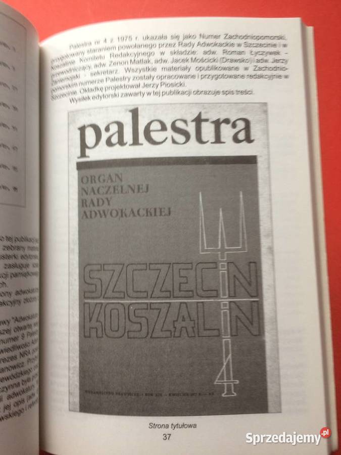 612 50 Lat Izby Adwokackiej W Szczecinie Szczecin sprzedam