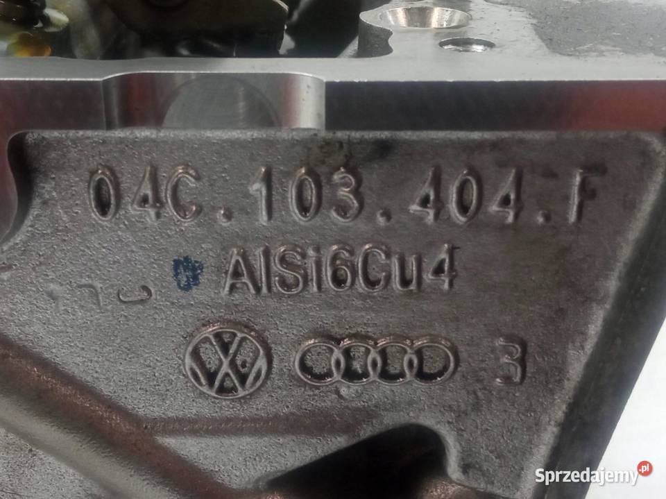 GŁOWICA KOMPLETNA 04C103404F 10 MPI Skoda Fabia Rok produkcji 2019