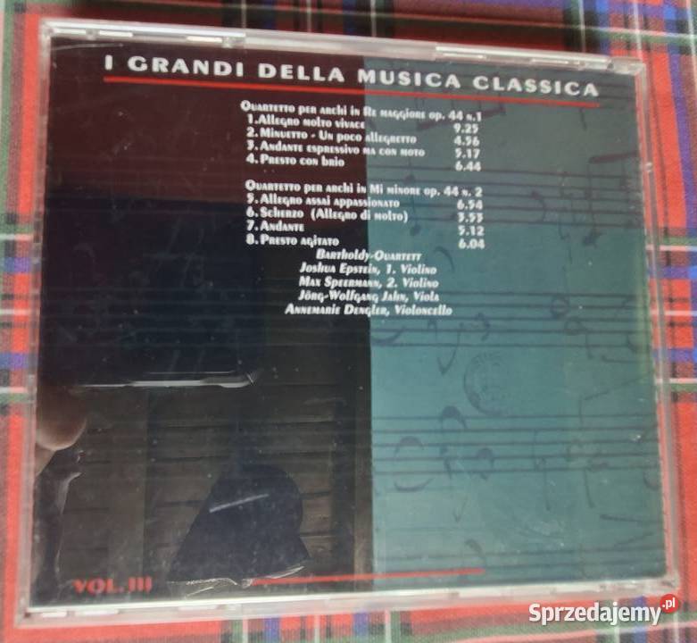 I Grandi Della Musica Classica Mendelssohn 2 3CD 1 płyta małopolskie Kraków