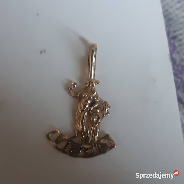 Złota zawieszka Panna Biżuteria Koszalin