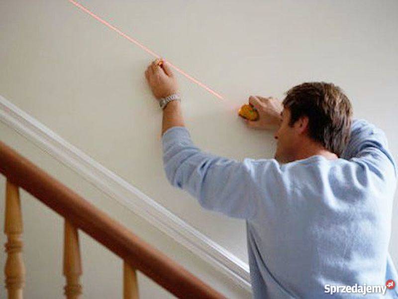 Poziomica laserowa z miarką Zamość