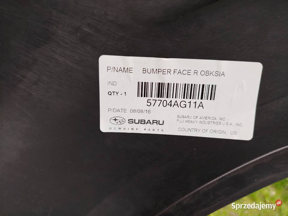 Zderzak tył Subaru Outback Legacy 57704AG11A Łódź