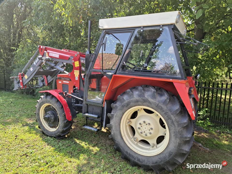 Zetor 7245 z ładowaczem tur MetalFach T2291 Skrzynia biegów Manualna mazowieckie sprzedam