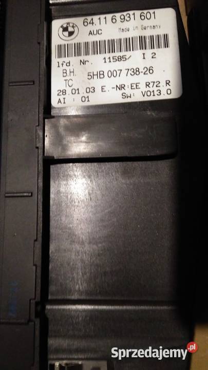 Panel Klimatyzacji Nawiewu Klimatronic osobowe Dębica