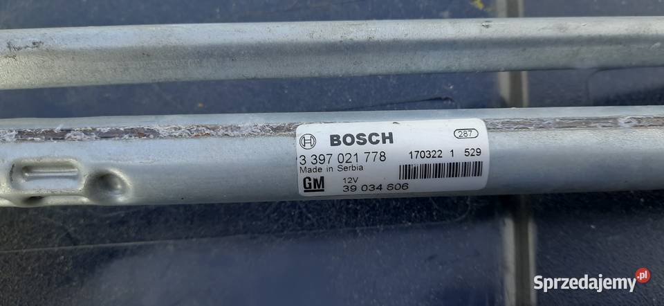 Opel Astra K mechanizm wycieraczek silniczek osobowe Siechnice