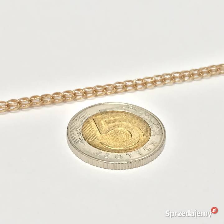 Złoty ŁAŃCUSZEK damski 585 14K cudowny Warszawa sprzedam