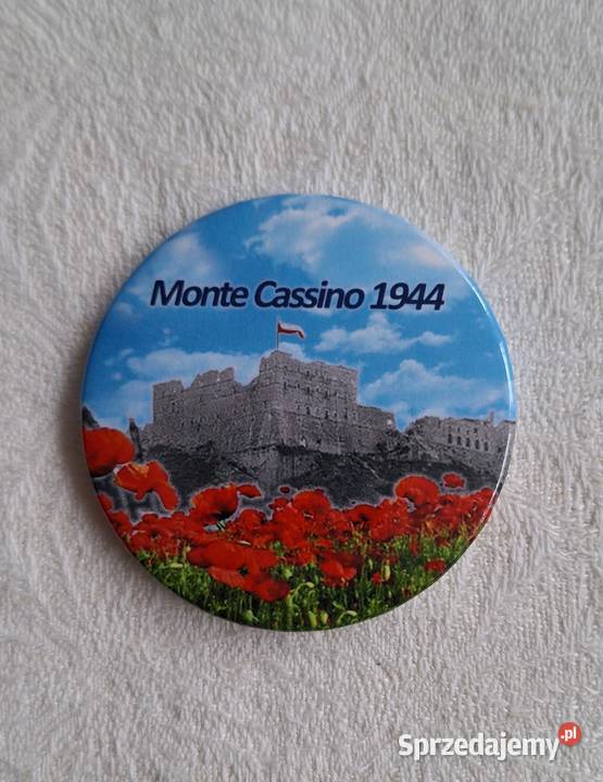 magnes na lodówkę Monte Cassino Włochy Wrocław