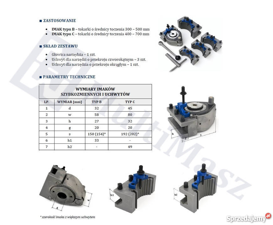 Imak szybkozmienny 627915110 Kalisz