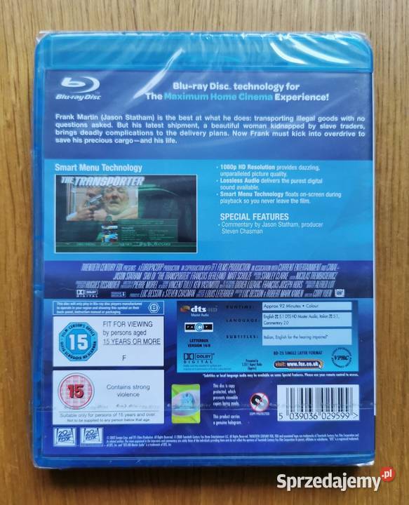 The Transporter Transporter Bluray En 2002 Jason Parzęczew