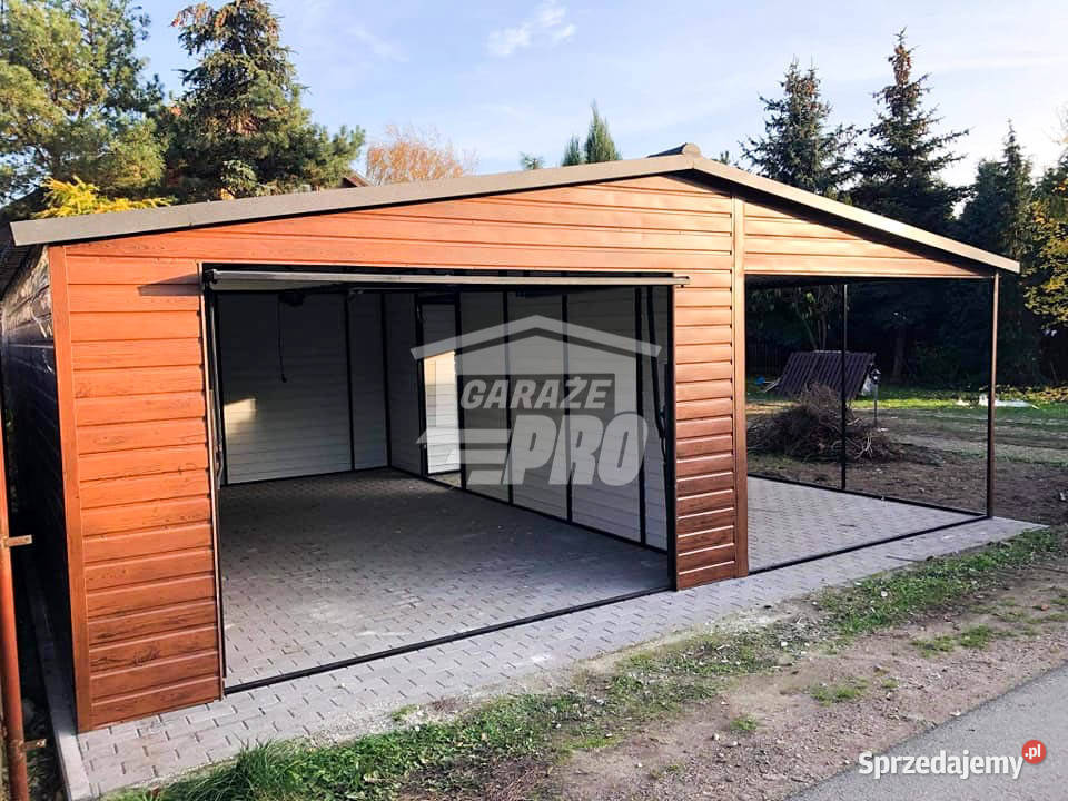 Garaż blaszany 4x6 wiata Brama Drzwi Toruń