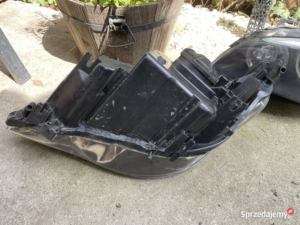 BMW E60 E61 KOMPLET LAMP ZWYKŁE NA SOCZEWCE wielkopolskie Ostroróg