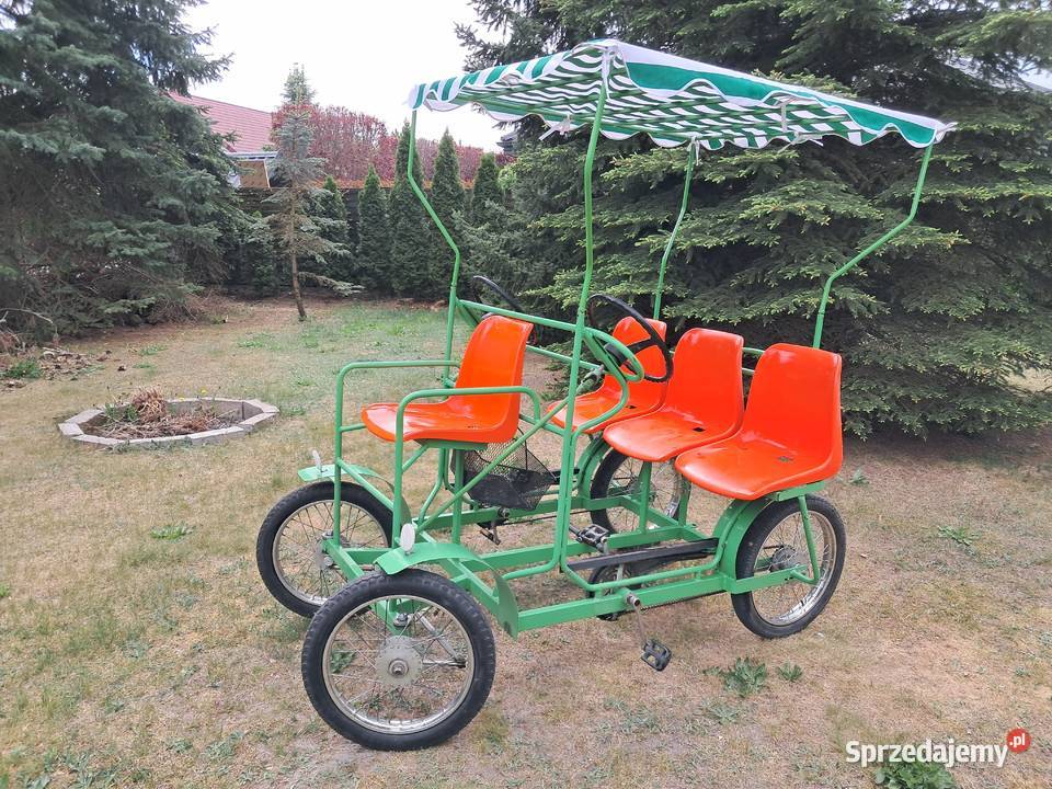 Rower 4 osobowy 4 kołowy rodzinny rekreacyjny Rowery Mroków
