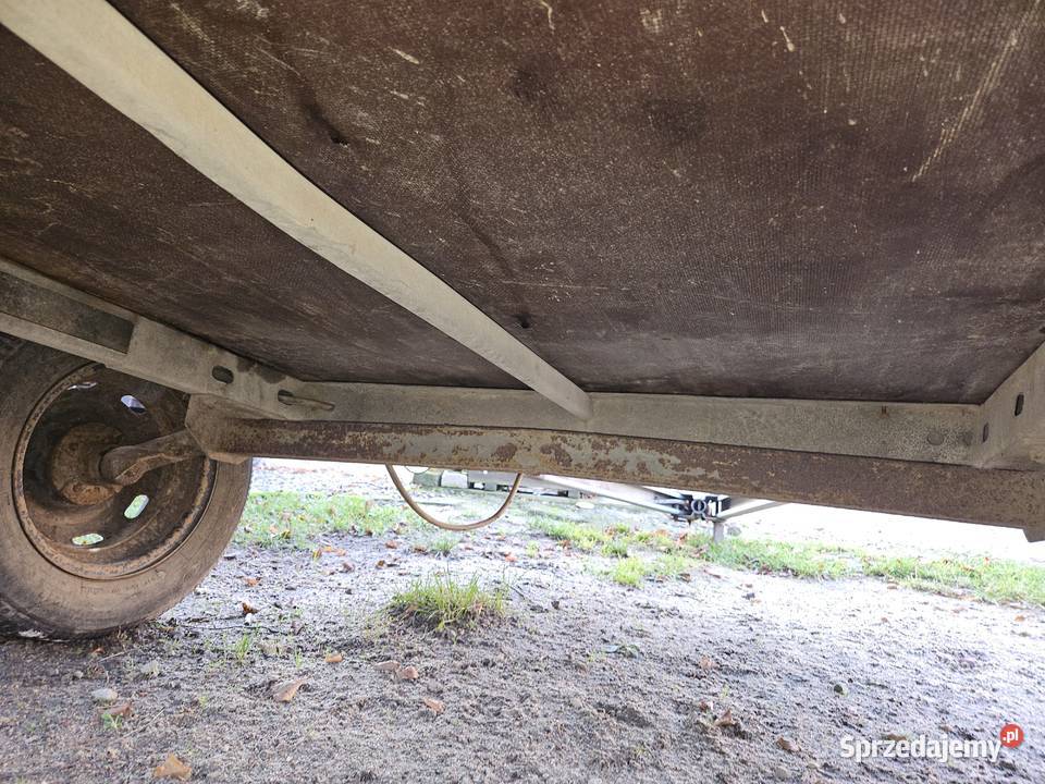 Przyczepka masywna ocynk niewiadów przyczepa towarowe Młodzieszyn