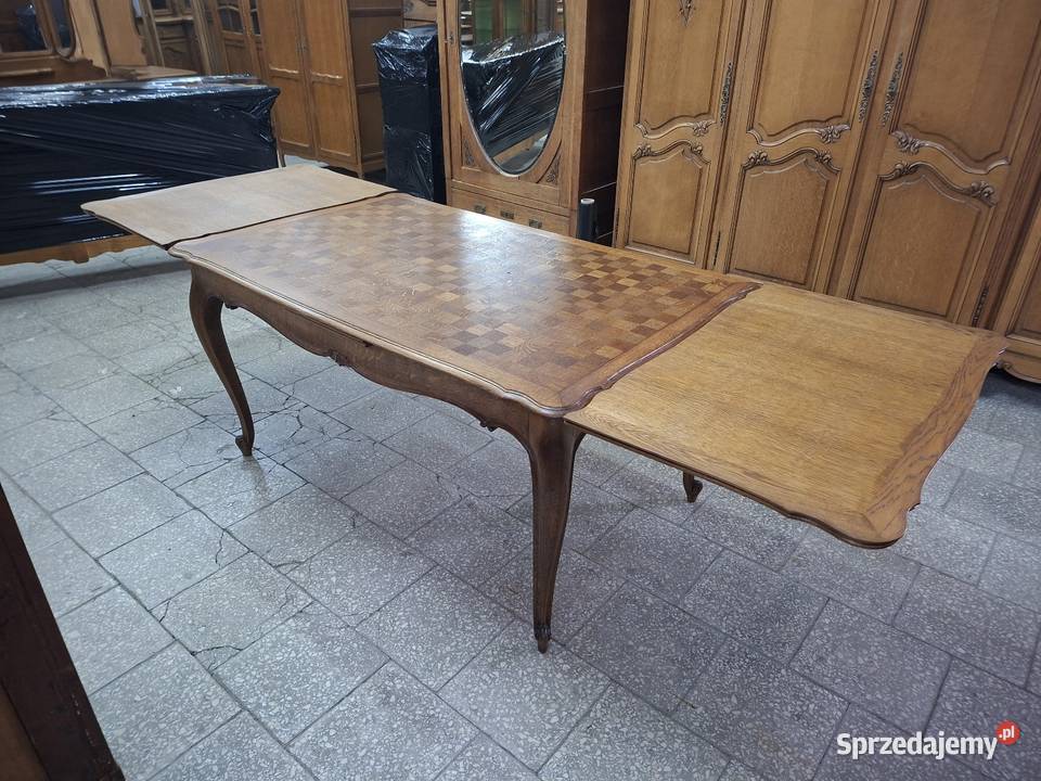 Ładny rozkładany stół ludwikowski Francja Nowy Sącz
