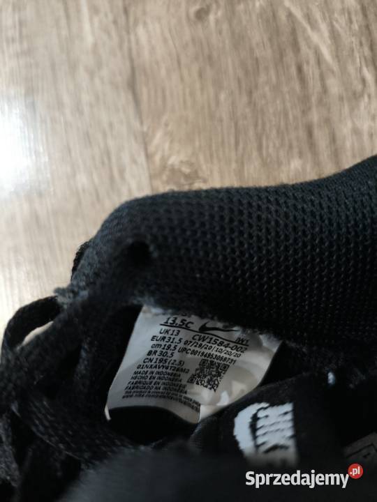 Czarne Holograficzne Sneakersy Nike Air Force 1 Hajnówka