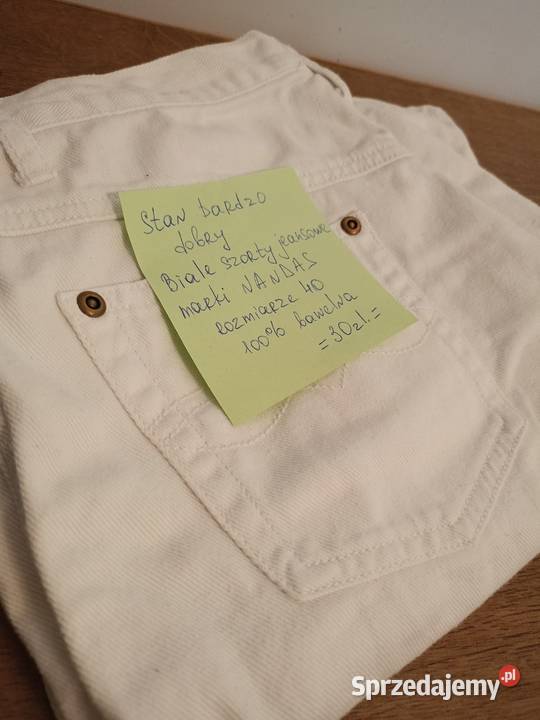 Sprzedam biale szorty jeansoweStan Świecie nad Osą