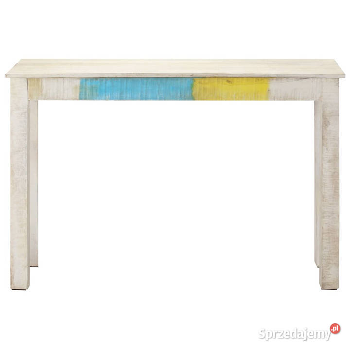Stolik konsolowy biały 115x35x77 surowe drewno mazowieckie sprzedam