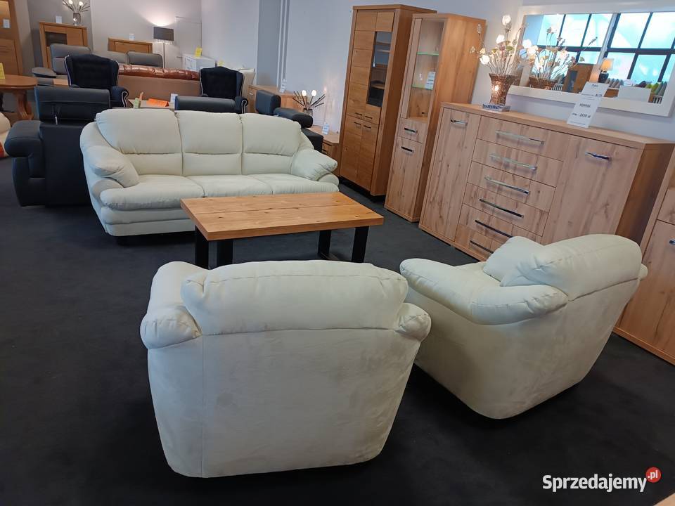 Nowy Komplet 311 ze spaniem SARA Tkanina Olesno sprzedam