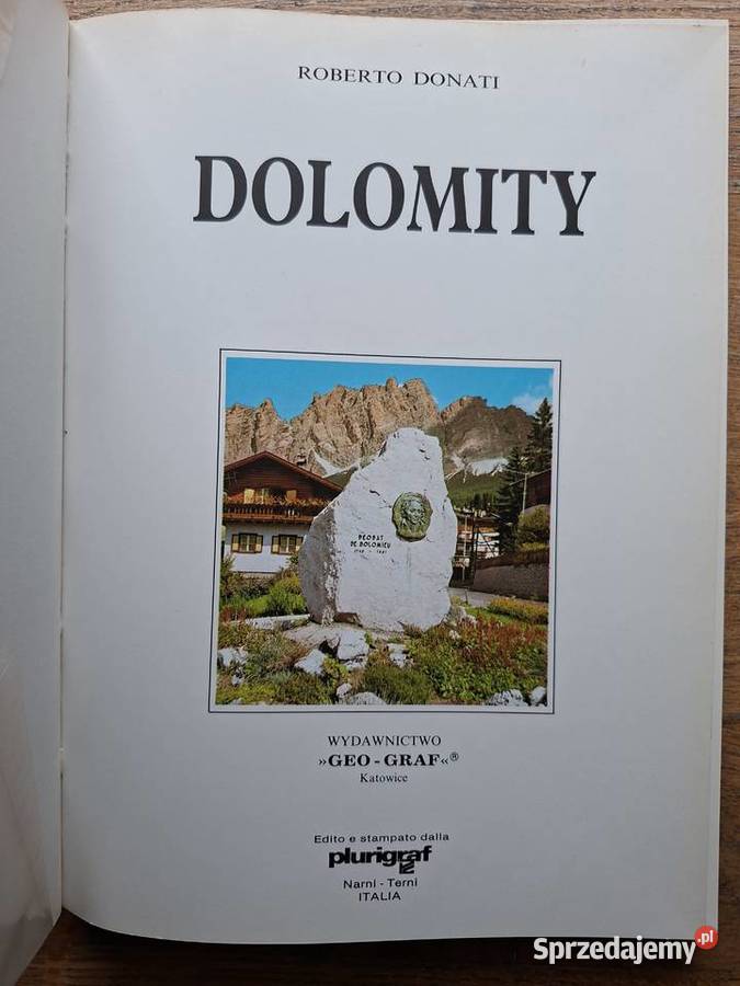 Dolomity Roberto Donati przewodnik Kraków