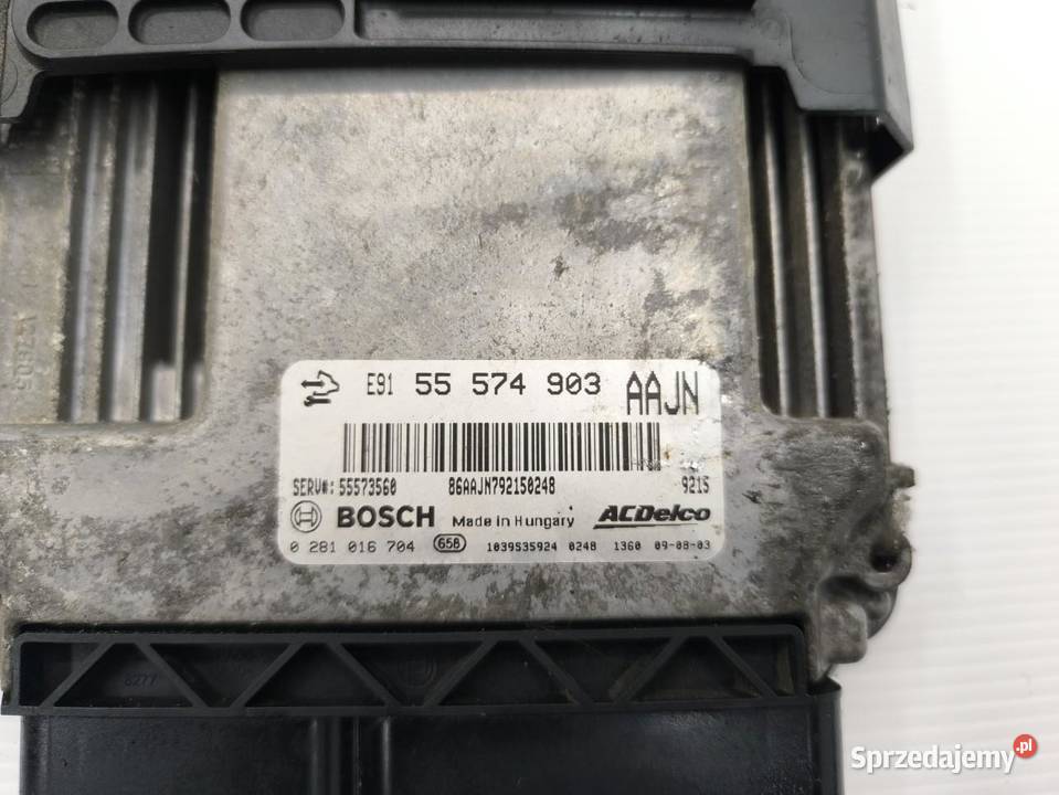 STEROWNIK KOMPUTER SILNIKA OPEL INSIGNIA A osobowe Komputery