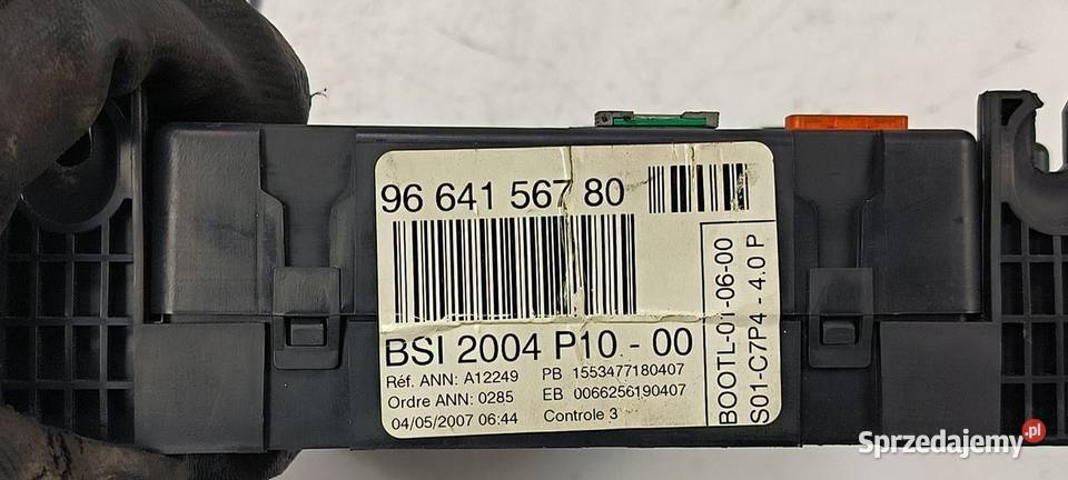 SKRZYNKA BEZPIECZNIKÓW CITROEN C3 9664156780 Lipno