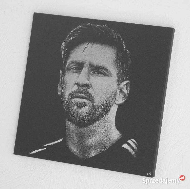 Leo Messi Obraz ręcznie grawerowany Prezent Sandomierz sprzedam