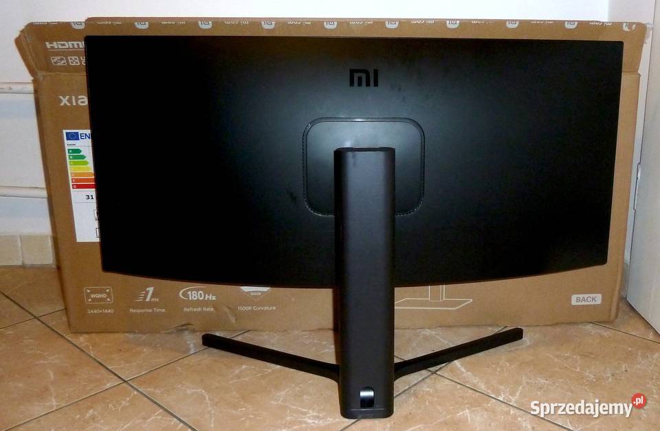 MATRYCA i PODŚWIETLENIE BEZ USZKODZEŃ 34 Xiaomi Monitory i projektory Wrocław