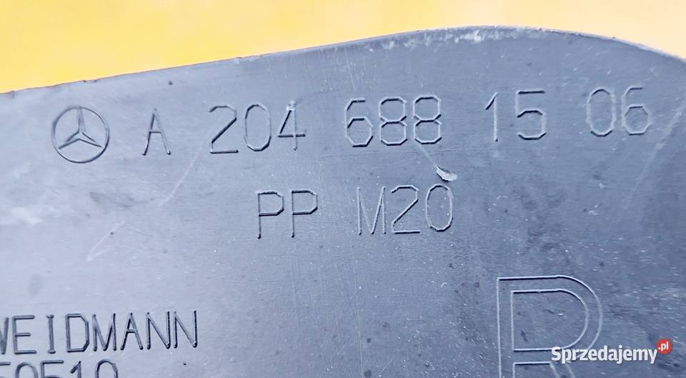 MERCEDES W204 OSŁONA PROGU A2046881506 PRAWA Wyposażenie wnętrza Radom