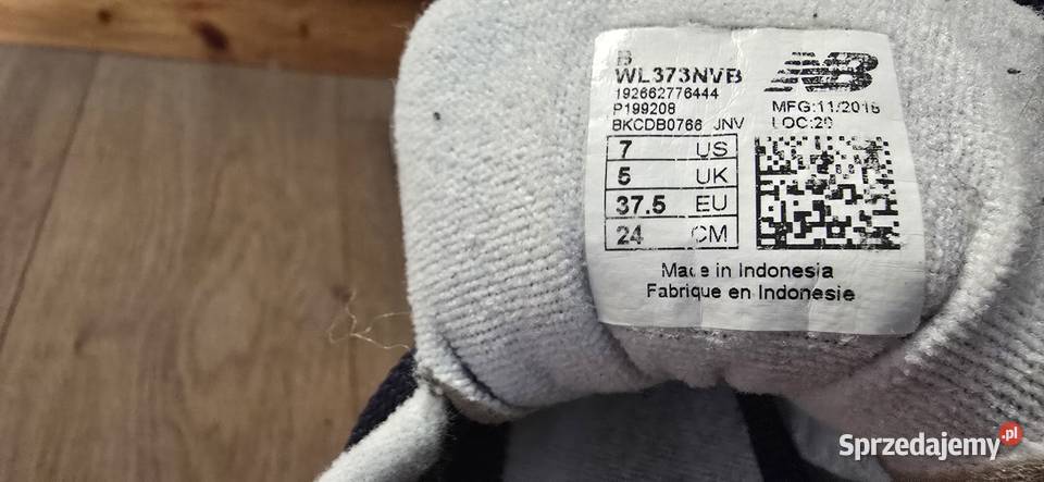Balance 373 r 375 wkładka 24 granatowoszare lubuskie sprzedam