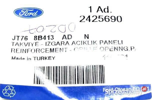 DEFLEKTOR POWIETRZA PRZÓD FORD TRANSIT COURIER dostawcze Zderzaki Głogów