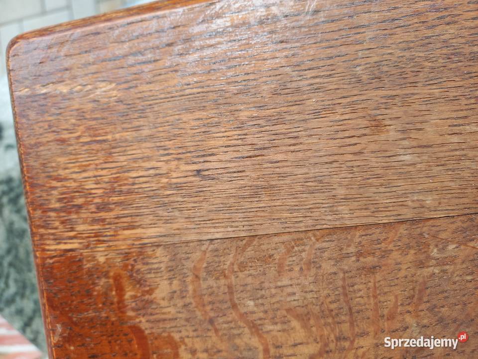 Kwietnik dębowy drewniany Stojak na kwiatek Gawroniec sprzedam