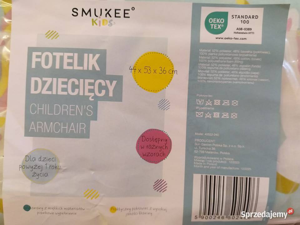 NAJTANIEJ Fotelik Dziecięcy Piankowy Fotel Zabrze