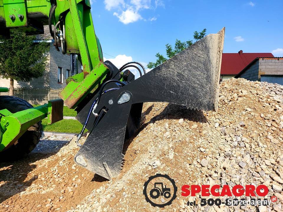 Łycha hydrauliczna krokodyl 4w1 mocowanie