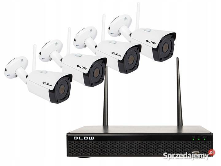 Zestaw monitoring 5MP BLOW 4 kamery WiFi Dysk śląskie Sosnowiec
