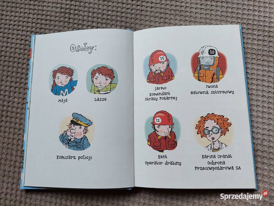 Tajemnica pożarów Martin Widmark Helena Willis twarda Kraków