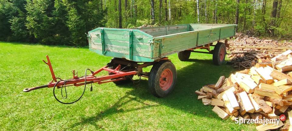 1965 Niemiecka Przyczepa Dwuosiowa Wywrotka wywrotki lubelskie Józefów