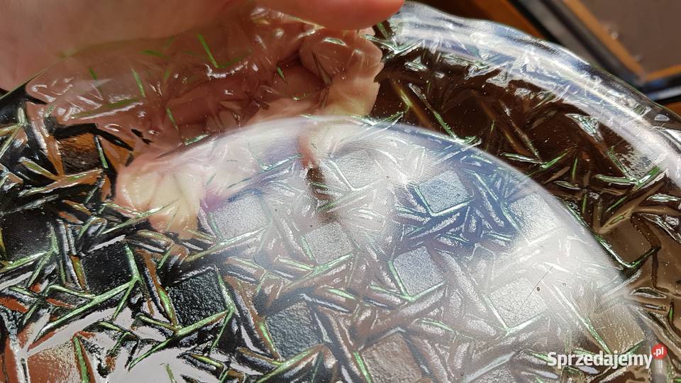 Talerz Kratka Plecionka 3 Ząbkowice kolorowe śląskie Dąbrowa Górnicza